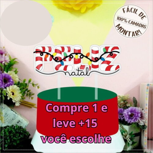 Arquivo de Corte Topo de Bolo Natal #5791