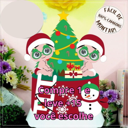 Arquivo de Corte Topo de Bolo Natal #5803
