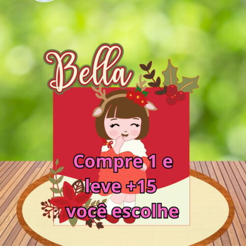 Arquivo de Corte Topo de Bolo Natal #5830