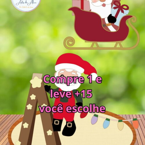 Arquivo de Corte Topo de Bolo Natal #5832