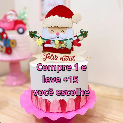 Arquivo de Corte Topo de Bolo Natal #5846