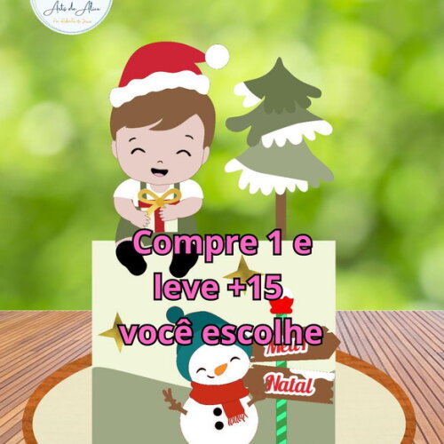 Arquivo de Corte Topo de Bolo Natal #5844