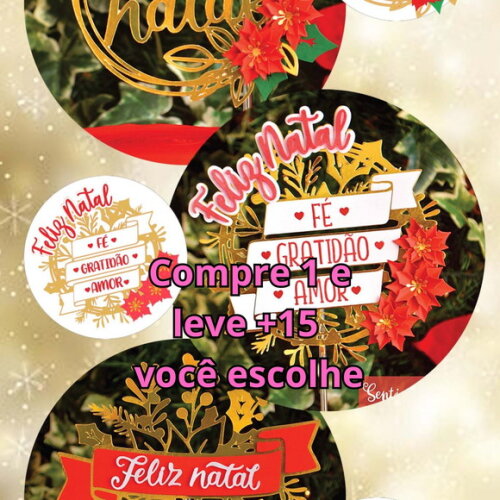 Arquivo de Corte Topo de Bolo Natal #5850