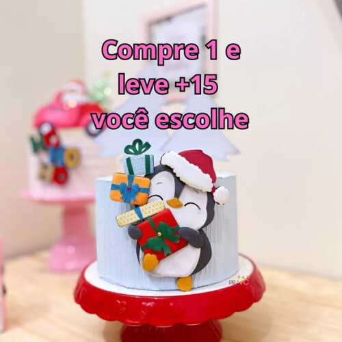 Arquivo de Corte Topo de Bolo Natal #5855