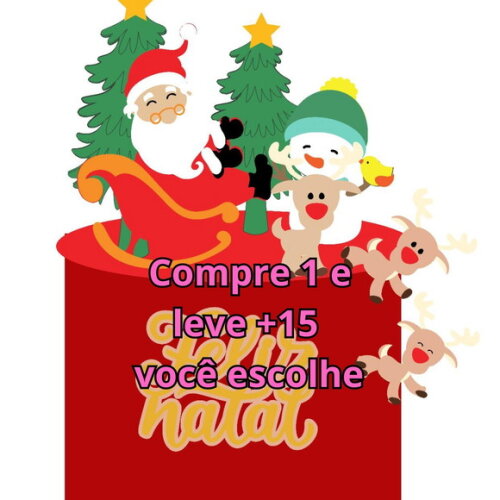 Arquivo de Corte Topo de Bolo Natal #5857