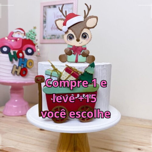 Arquivo de Corte Topo de Bolo Natal #5873