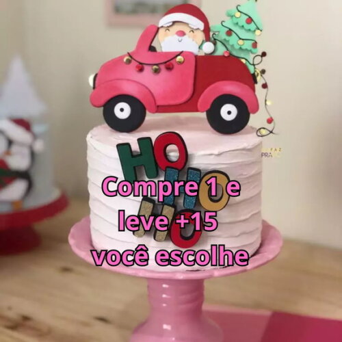 Arquivo de Corte Topo de Bolo Natal #5904