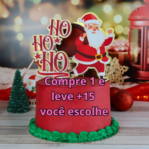Arquivo de Corte Topo de Bolo Natal #5909
