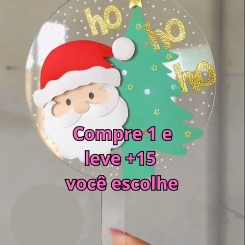 Arquivo de Corte Topo de Bolo Natal #5926