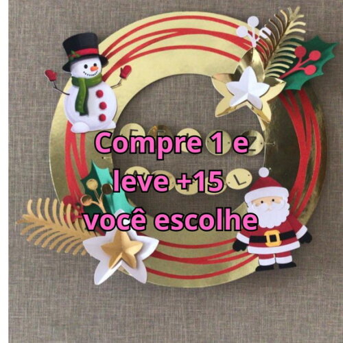 Arquivo de Corte Topo de Bolo Natal #5961