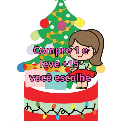 Arquivo de Corte Topo de Bolo Natal #5965