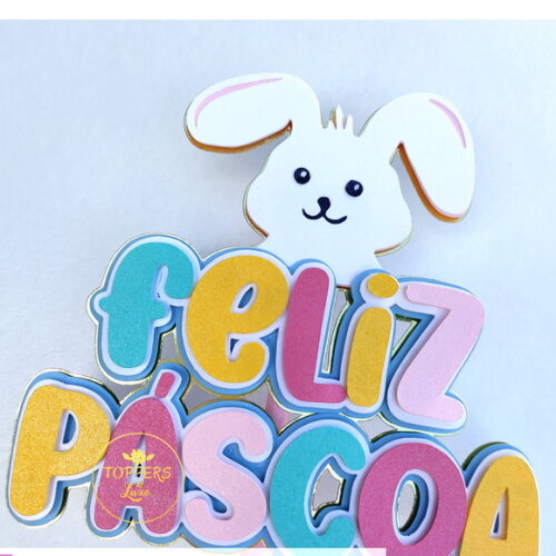 Arquivo de Corte Topo de Bolo Páscoa #2655