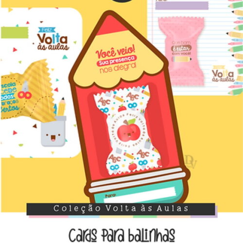 Arquivo de Corte Volta às Aulas - Cards #2810