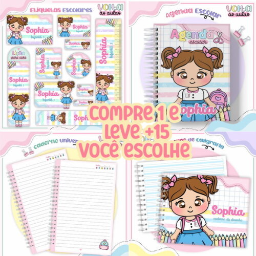 Arquivo de Corte Volta às Aulas Aluninhas #3564