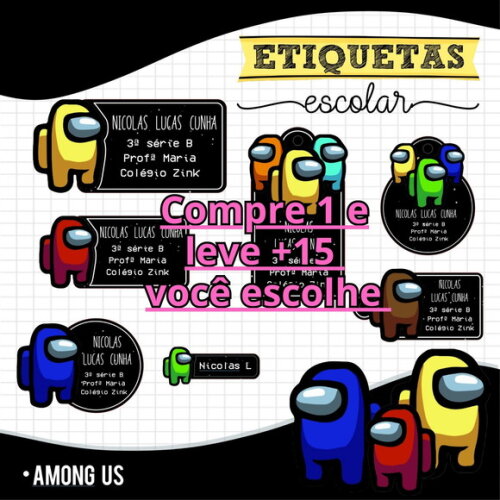 Arquivo de Corte Volta as Aulas Among Us #6726