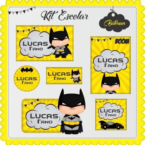 Arquivo de Corte Volta Ás Aulas Batman #3633