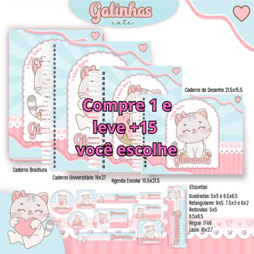 Arquivo de Corte Volta Ás Aulas Gatinha #5417