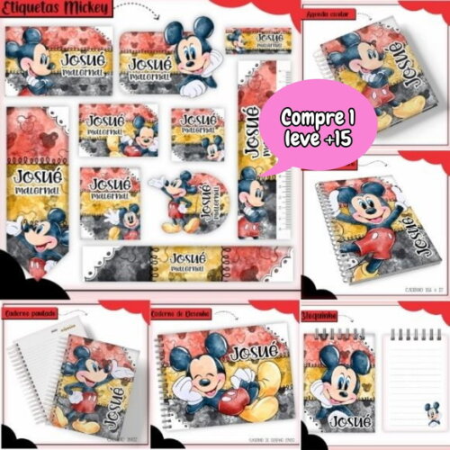 Arquivo de Corte Volta Ás Aulas Mickey #028