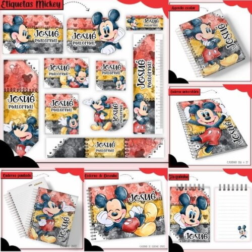 Arquivo de Corte Volta Ás Aulas Mickey #028