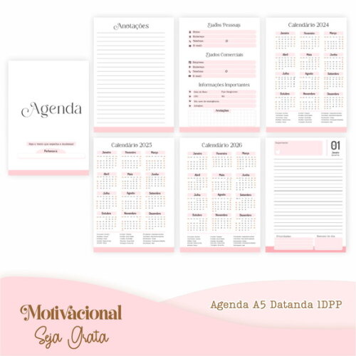 Arquivo Digital Agenda 2025 - Seja Grata #4576