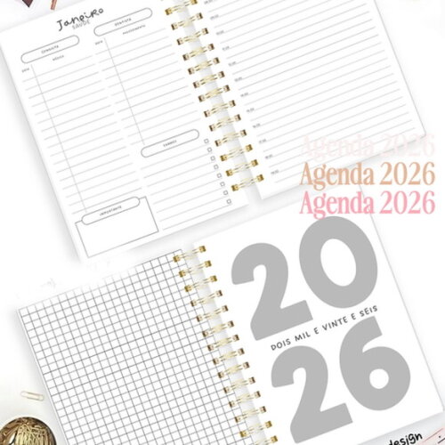 Arquivo Digital Agenda 2026 - Neutra #6933