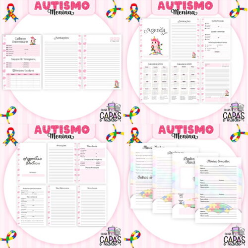 Arquivo Digital Agenda Autismo Menina #3407