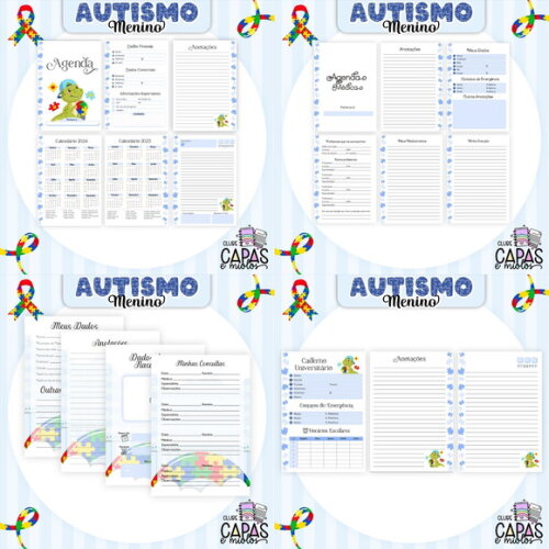 Arquivo Digital Agenda Autismo Menino #3408
