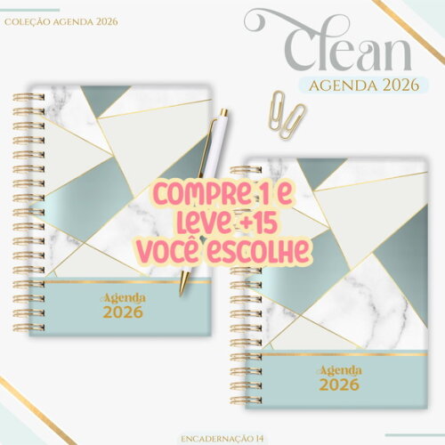 Arquivo Digital Agenda Basic Marble 2026 #7379