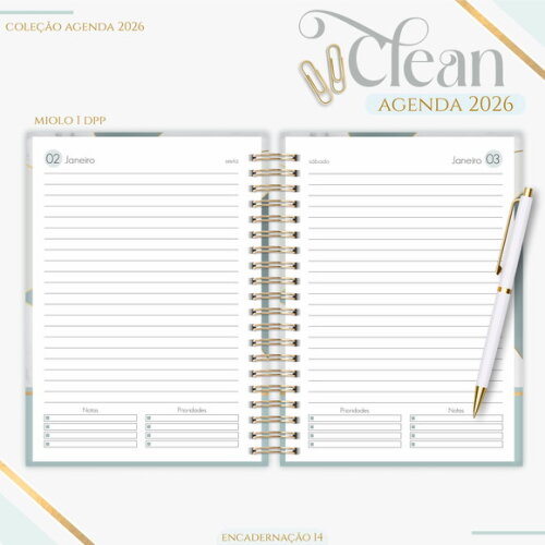 Arquivo Digital Agenda Basic Marble 2026 #7379