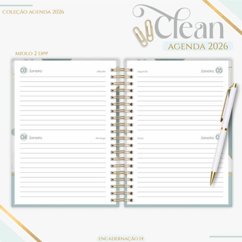 Arquivo Digital Agenda Basic Marble 2026 #7379