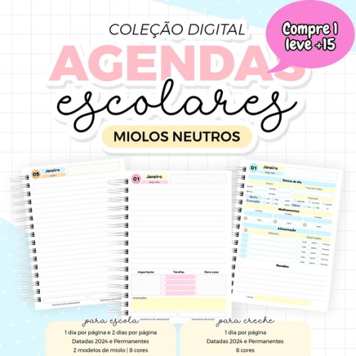 Arquivo Digital Agenda Escolar 2024 #3593
