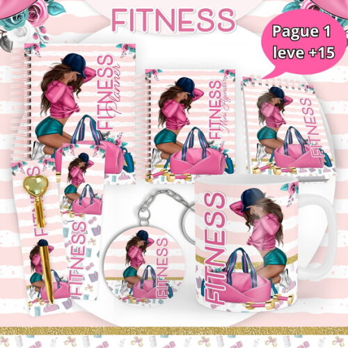 Arquivo Digital Agenda Fitness Feminino 2024 #3360