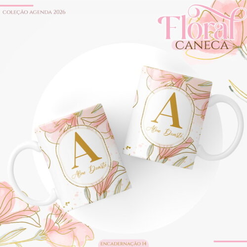 Arquivo Digital Agenda Floral 2026 #7382