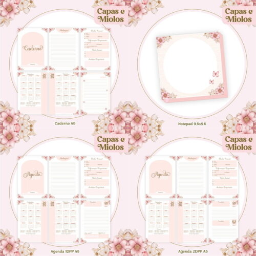 Arquivo Digital Agenda Floral Borboletas 2025 #6094