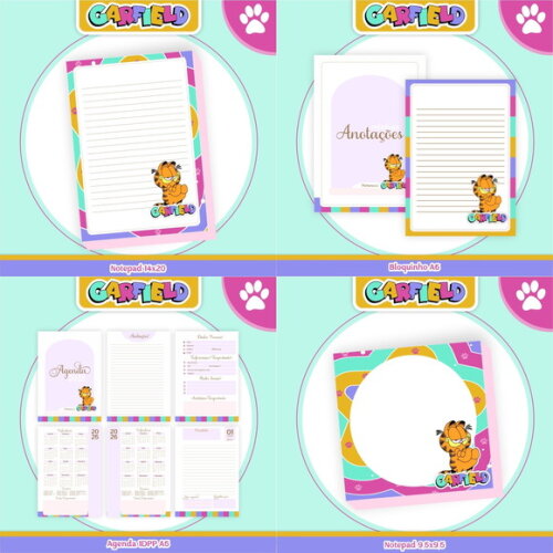 Arquivo Digital Agenda Garfield 2025 #6099
