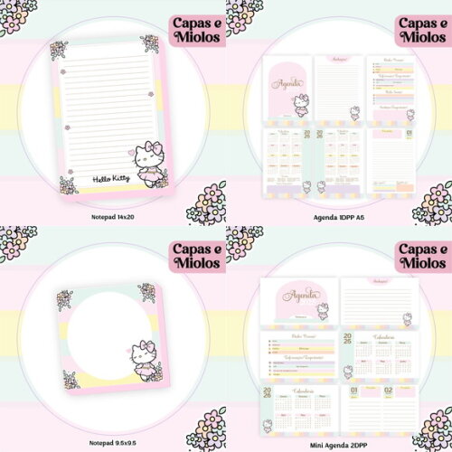 Arquivo Digital Agenda Hello Kitty #6101