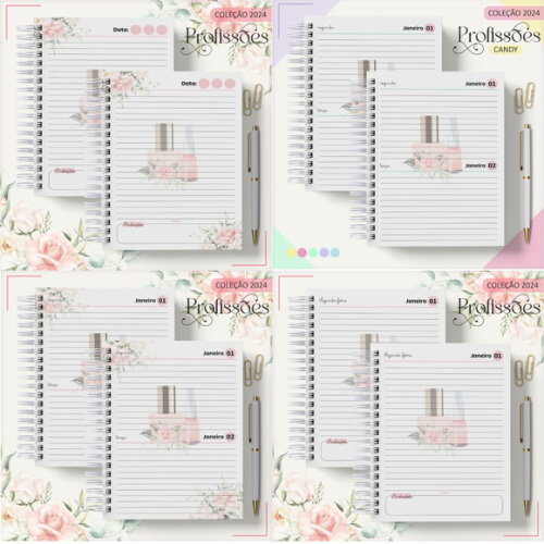 Arquivo Digital Agenda Nail Designer 2024 #3329