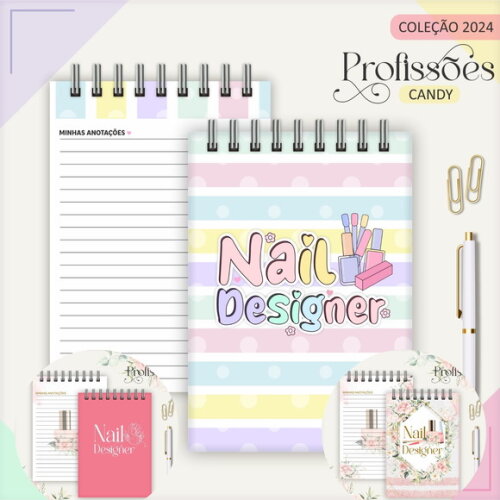 Arquivo Digital Agenda Nail Designer 2024 #3329
