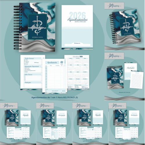 Arquivo Digital Agenda Profissões Masculina 2026 #7212