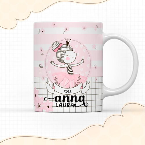 Arquivo Digital Arte Caneca Ballet #2954
