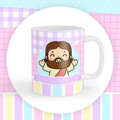 Arquivo Digital Arte Caneca Bíblia Infantil #3041