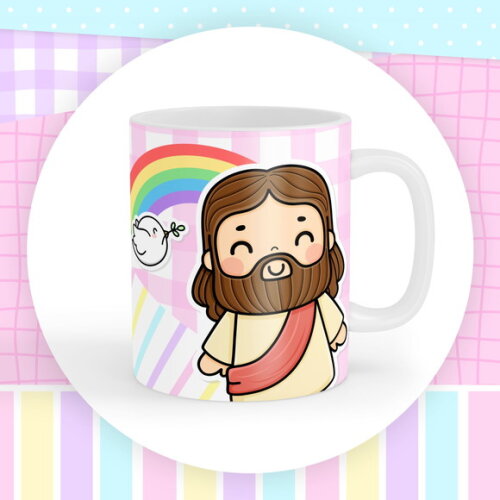 Arquivo Digital Arte Caneca Bíblia Infantil #3041