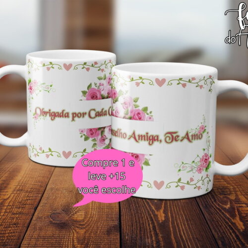 Arquivo Digital Arte Caneca Dia dos Amigos #4955