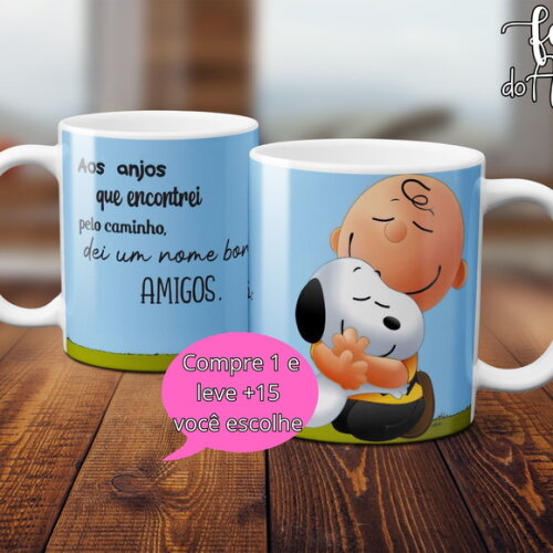 Arquivo Digital Arte Caneca Dia dos Amigos #5012