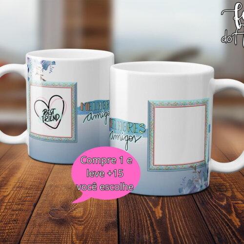 Arquivo Digital Arte Caneca Dia dos Amigos #5030