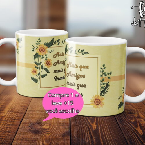 Arquivo Digital Arte Caneca Dia dos Amigos #5036