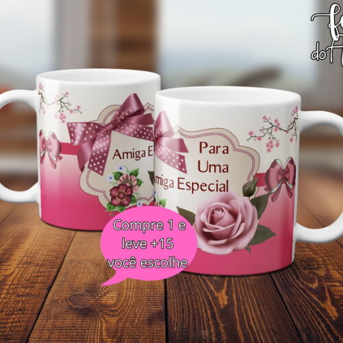 Arquivo Digital Arte Caneca Dia dos Amigos #5035