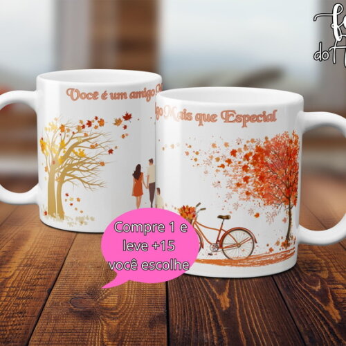 Arquivo Digital Arte Caneca Dia dos Amigos #5039
