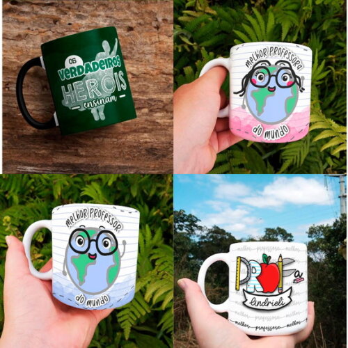 Arquivo Digital Arte Caneca Dia dos Professores #3086