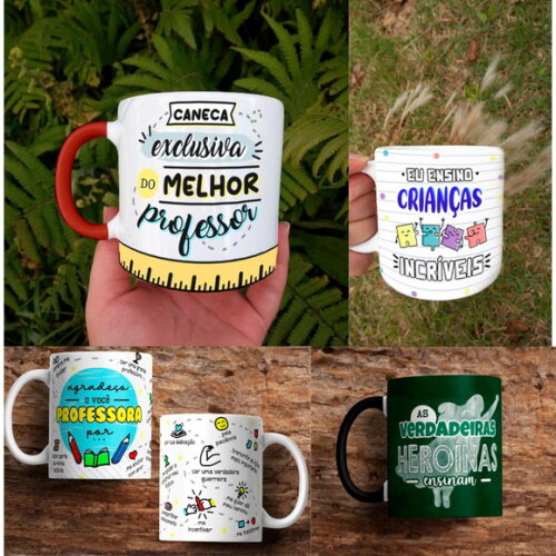 Arquivo Digital Arte Caneca Dia dos Professores #3086